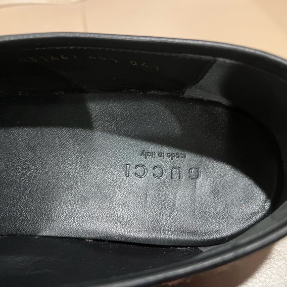 Gucci Jordaan tweed loafers pink and black - Picture 10 of 12